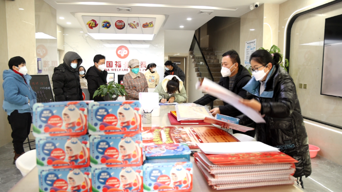 宁夏福彩冬日暖心问候代销者2